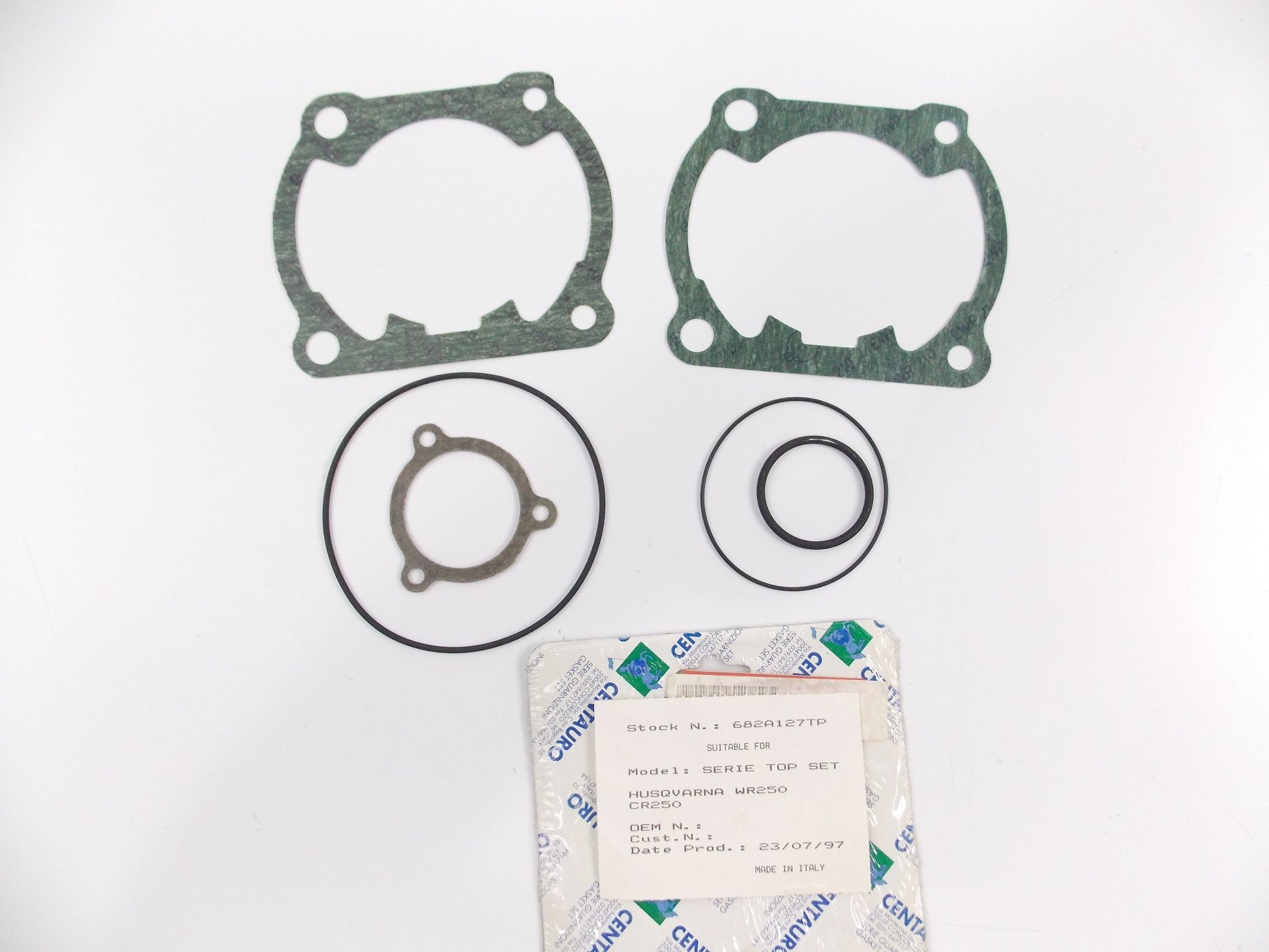 CENTAURO TOP END O-RINGS GASKET SEAL SET HUSQVARNA CR 250 WR 250 682A127TP - MotoRaider