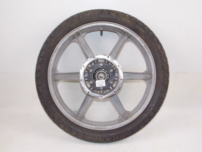 18" FRONT WHEEL 1979-82 ZUNDAPP KS 125 175 GRIMECA 6 SPOKE 1.85 RIM TIRE VINTAGE - MotoRaider