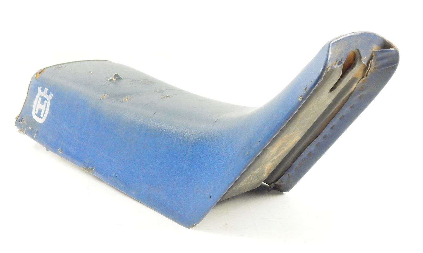 1985-86 HUSQVARNA 125 CR XC 240 CR 250 CR WRX XC FOAM SADDLE SEAT BLUE 151358101 - MotoRaider