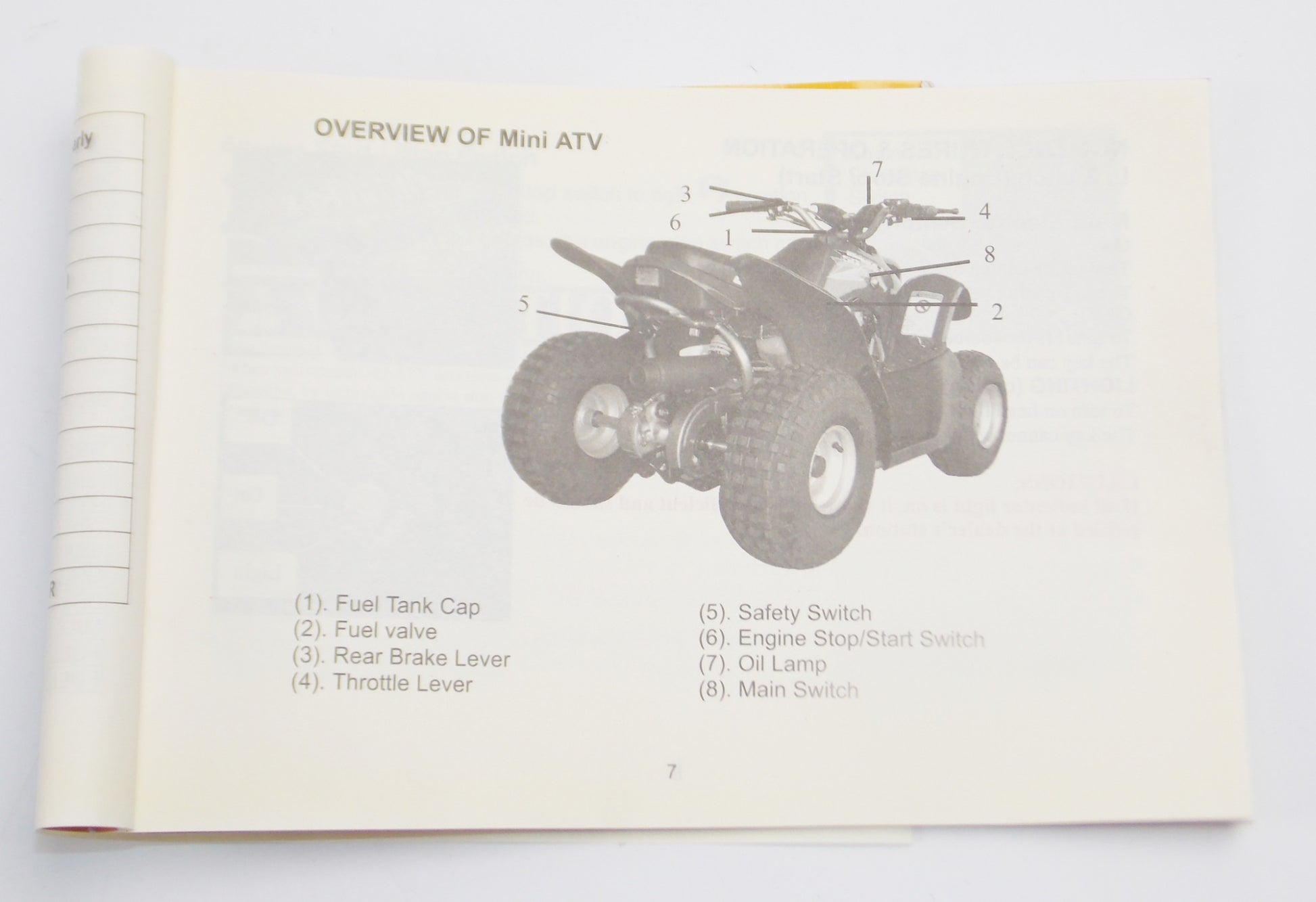 OEM AEON OWNER USER MANUAL BOOK AT06 ATV QUAD FOUR WHEELER MINI KOLT 50 - MotoRaider