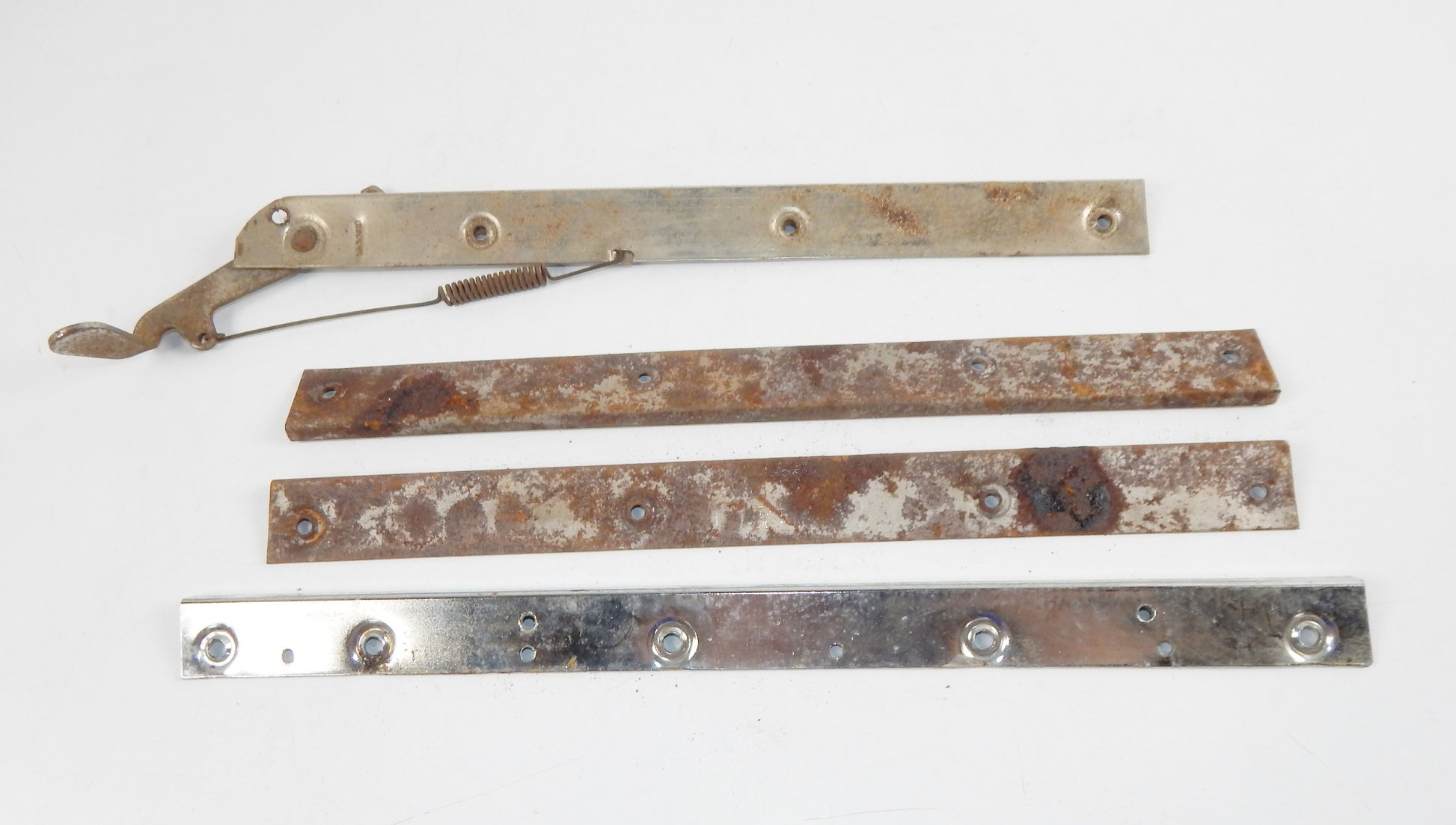 1950-60's PORSCHE 356 MIX SEAT RAILS GUIDES SADDLE PLATES VINTAGE - MotoRaider