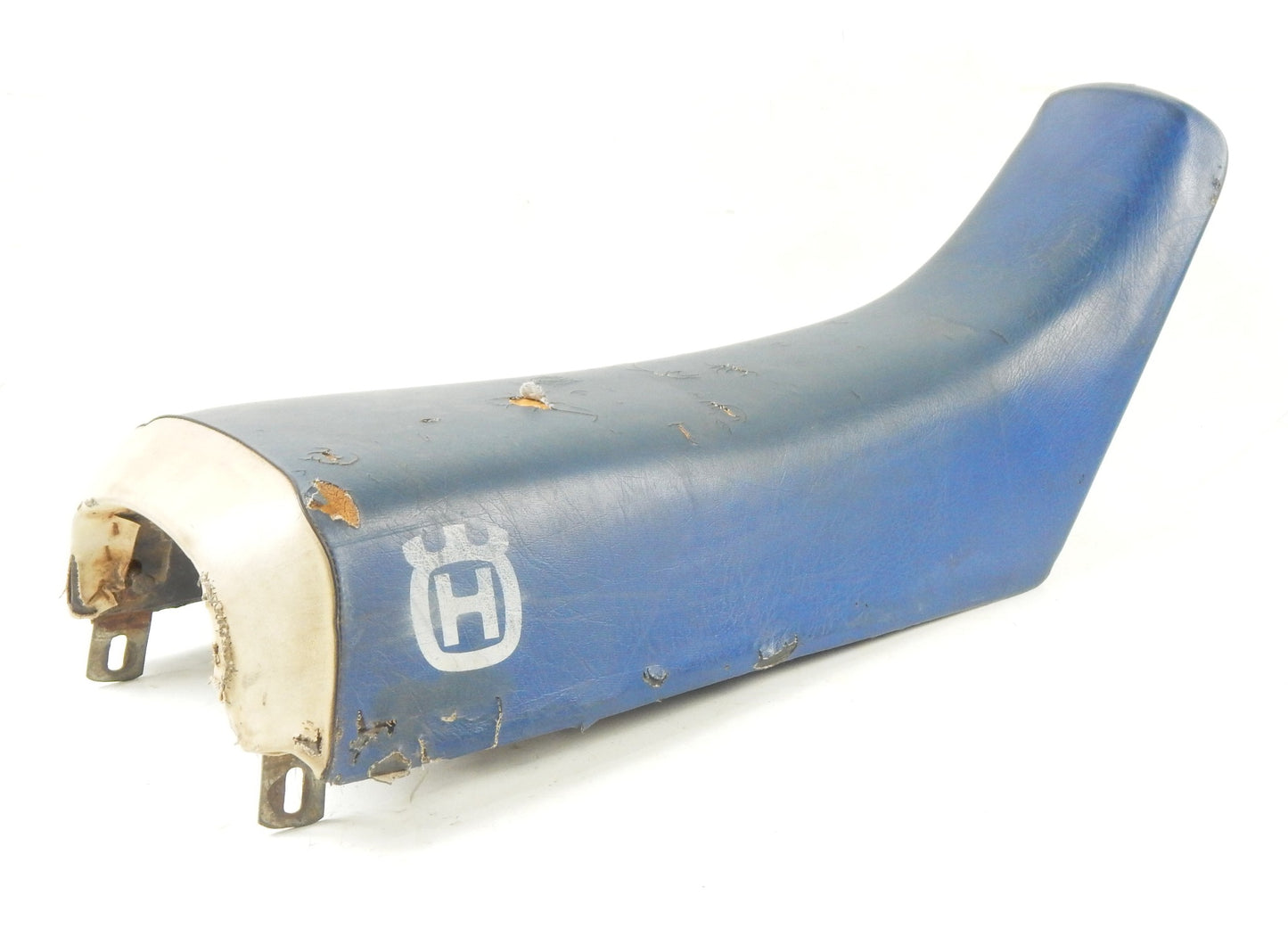 1985-86 HUSQVARNA 125 CR XC 240 CR 250 CR WRX XC FOAM SADDLE SEAT BLUE 151358101 - MotoRaider