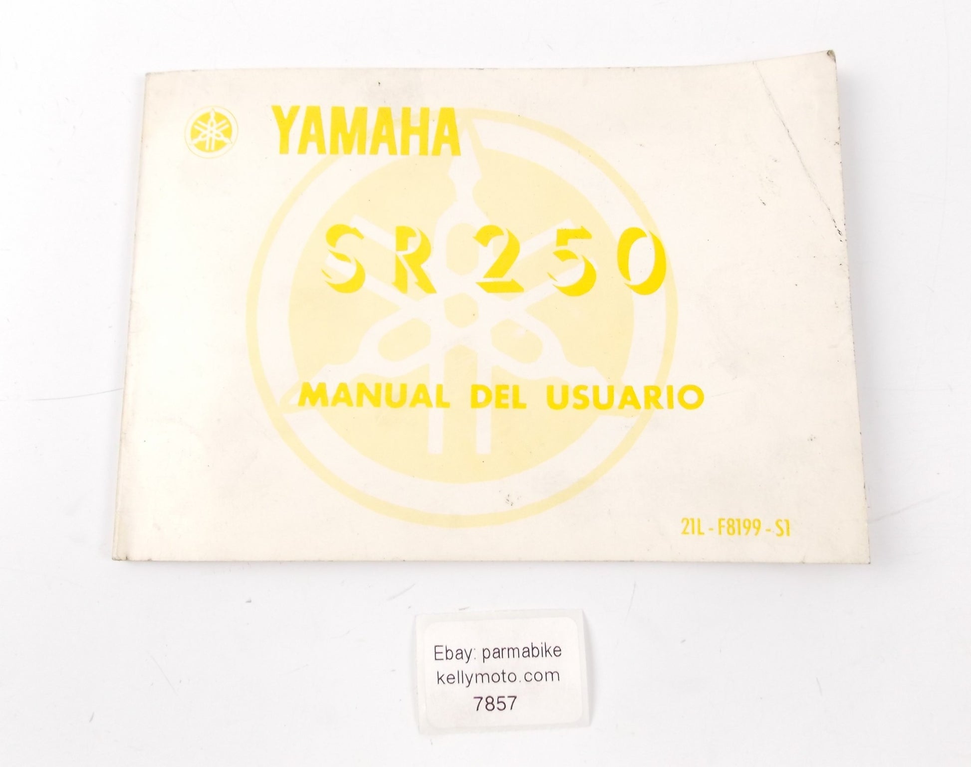 YAMAHA USER OWNER MANUAL CATALOG BOOK SR250 SPANISH  21L-F8199-S1 - MotoRaider