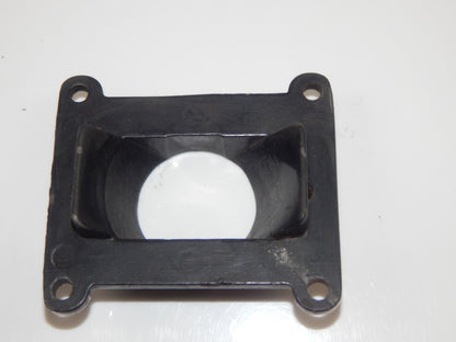 1980's HUSQVARNA CYLINDER REED VALVE CARBURETOR ALLOY PLATE FLANGE ADAPTER - MotoRaider