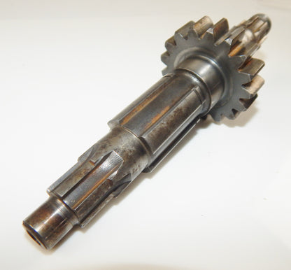 HUSQVARNA 1974 250CR 1972-74 400-450 CR TRANSMISSION GEARBOX MAIN SHAFT #458 17T - MotoRaider