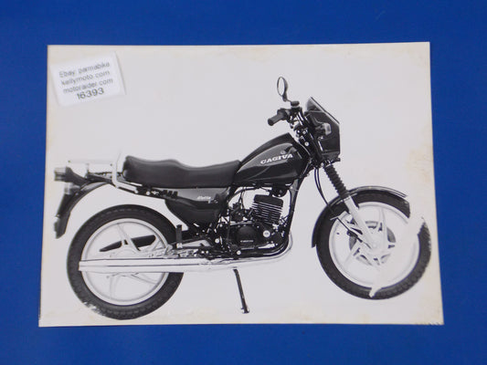 CAGIVA ALETTA ELECTRA 125 ORIGINAL DEALER PHOTO 7 In. x 9 1/2 In. - MotoRaider