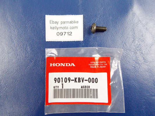 NOS OEM HONDA 2004 | 2006 CB600 WIRE HARNESS SCREW TRUSS 5X14 90109-KBV-000 - MotoRaider