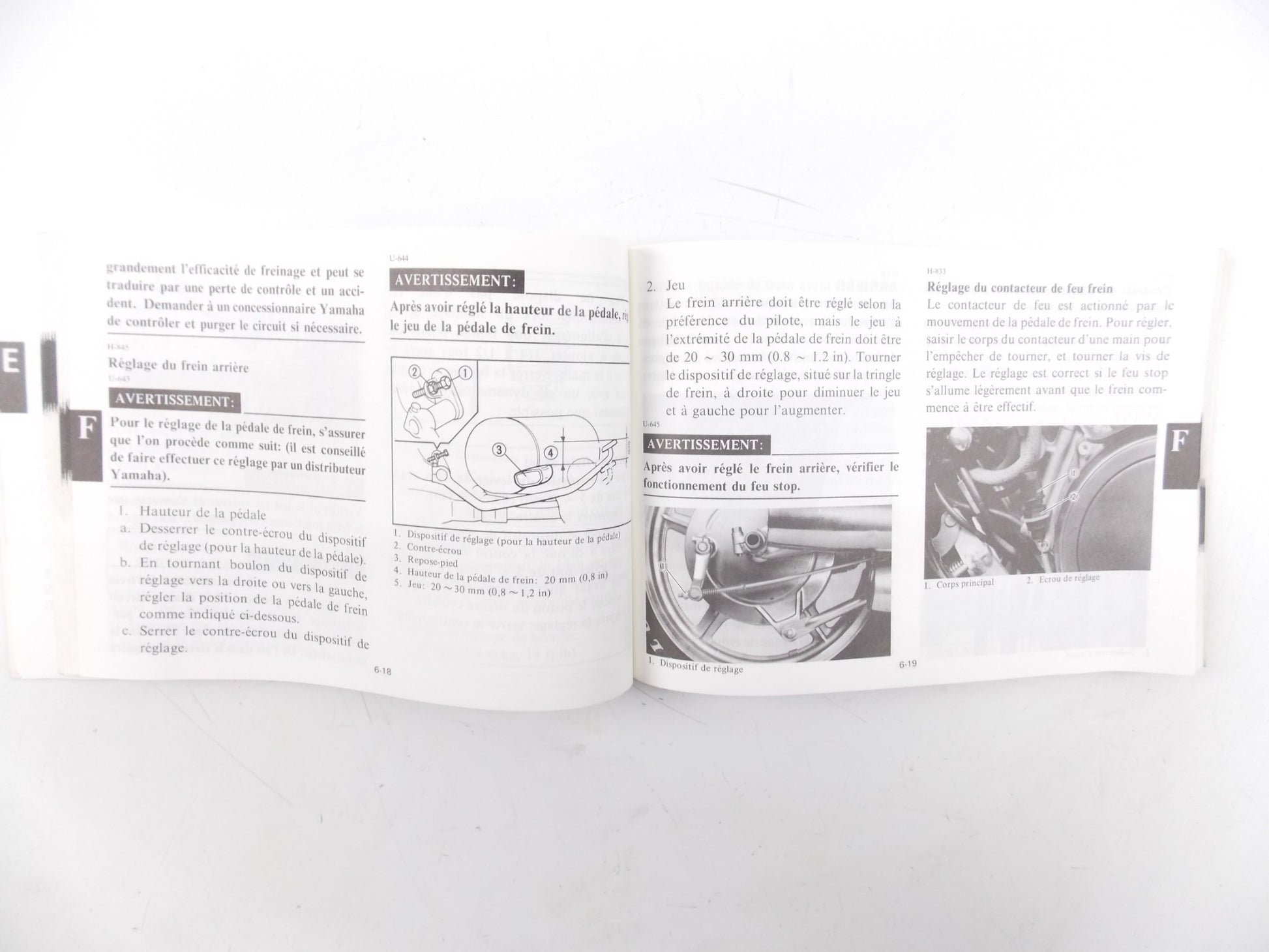 1980's YAMAHA XV1000 OWNER USER MANUAL BOOK 2AE-28199-80 ENGLISH ITALIAN GERMAN - MotoRaider