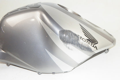 OEM HONDA 2006-07 CBR1000RR FUEL TANK FAIRING COWL SILVER GRAY 83150-MEL-A20ZA - MotoRaider