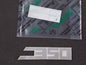 NOS OEM MORINI 1980's K2 350 LH FRONT FAIRING STICKER DECAL "350" SILVER 330183 - MotoRaider