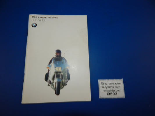 1997 BMW R-1100-RT OWNER USER MAINTENANCE MANUAL BOOK ITALIAN VINTAGE - MotoRaider