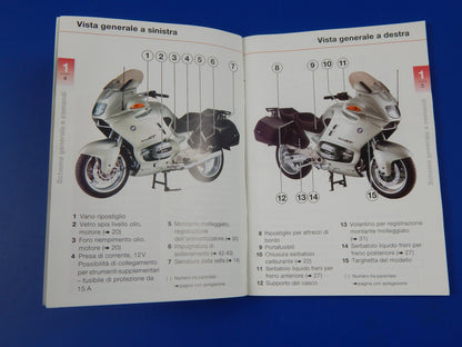 1997 BMW R-1100-RT OWNER USER MAINTENANCE MANUAL BOOK ITALIAN VINTAGE - MotoRaider