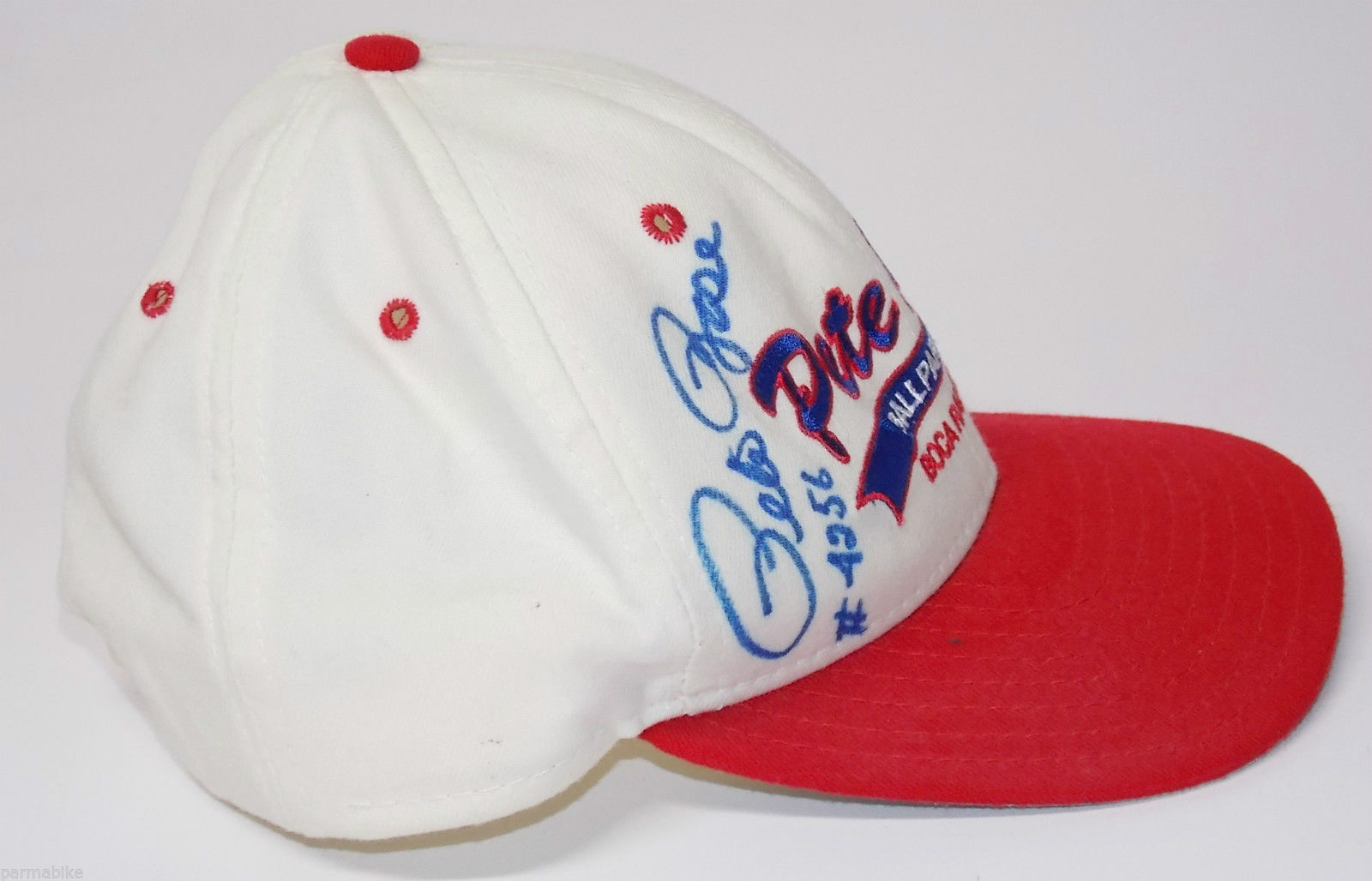 Pete Rose Ball Park Cafe Signed BASEBALL CAP Major League Hat "Charlie Hustle" - MotoRaider