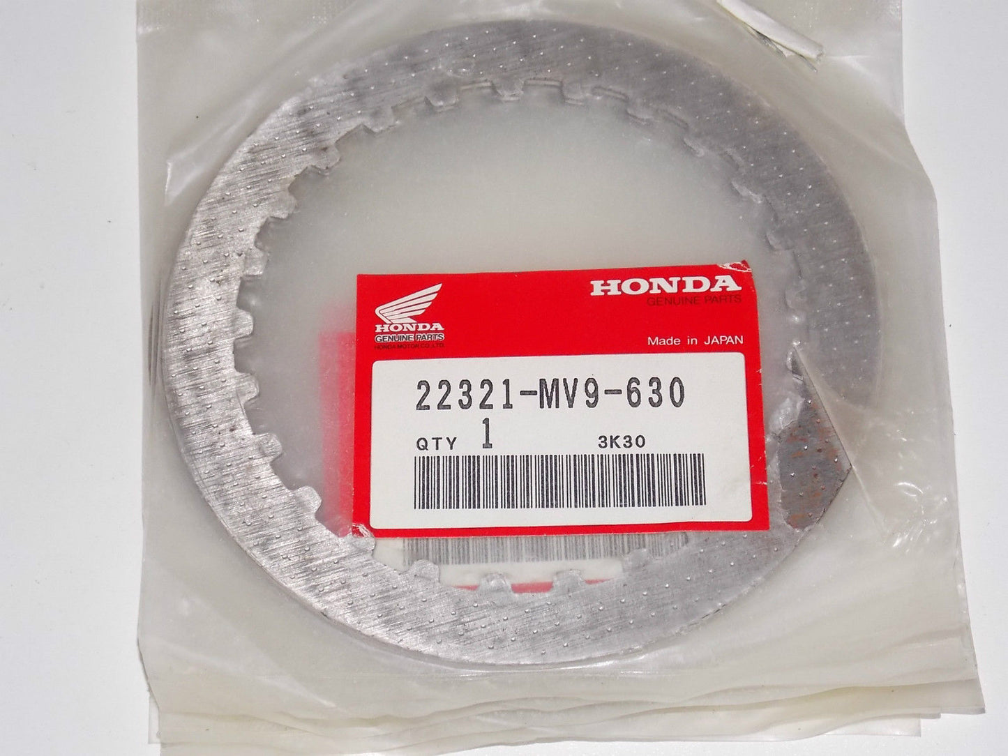 NOS NEW Honda 1993 CBR600 CLUTCH DISC Part # 22321-MV9-630 - MotoRaider