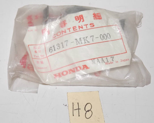 NOS NEW OEM HONDA 1986 VT600 HEADLIGHT HARNESS GUIDE 61317-MK7 - MotoRaider