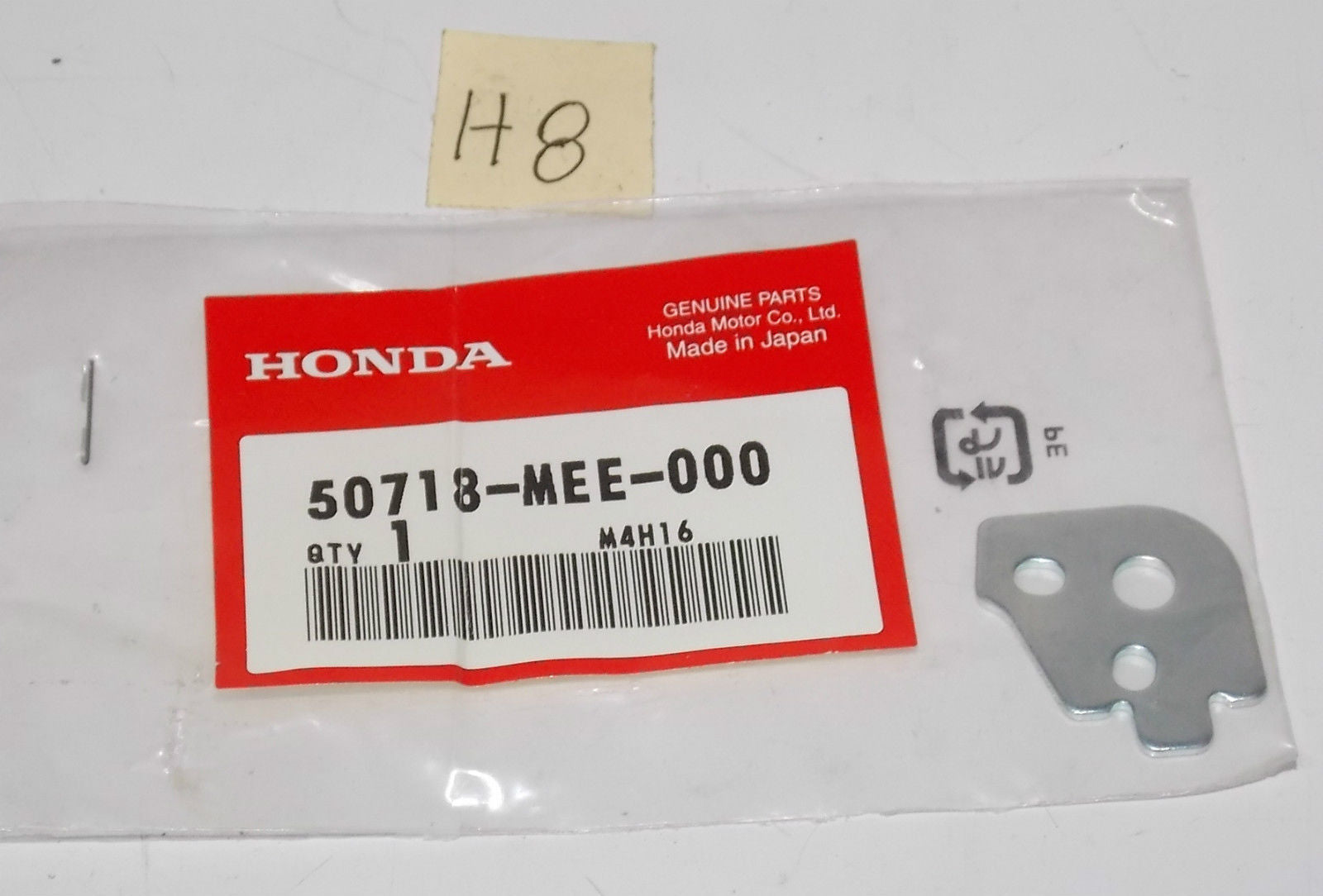 HONDA 2005 2006 2007 2008 2009 2010 2012 CBR600 CBR1000 FOOT PEG PLATE 50718-MEE - MotoRaider