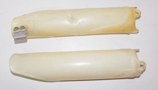 OEM 2005 HONDA CRF250R FORK LEGS SLIDER PROTECTOR NATURAL CRF250 SHIELD COVER - MotoRaider