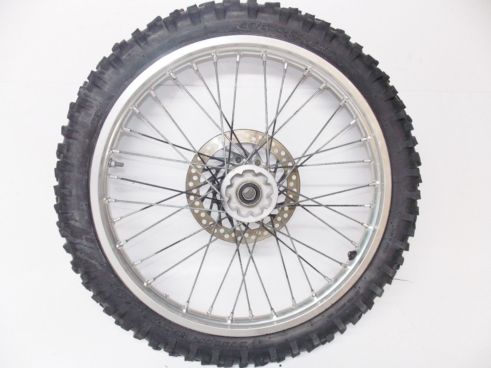 OEM 2005 HONDA CRF250R 21"X1.6 FRONT WHEEL ASSEMBLY RIM HUB SPOKES 44650-MEN-000 - MotoRaider