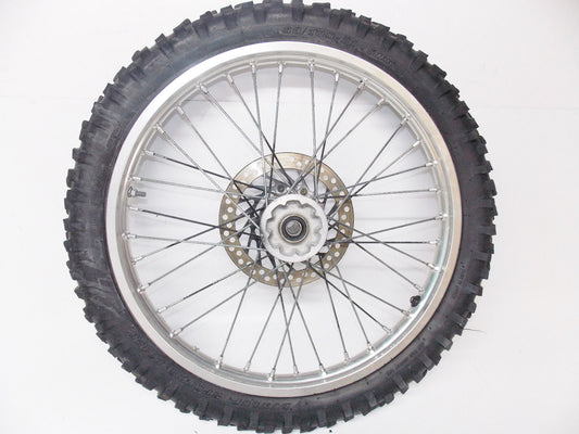 OEM 2005 HONDA CRF250R 21"X1.6 FRONT WHEEL ASSEMBLY RIM HUB SPOKES 44650-MEN-000 - MotoRaider