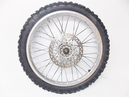 OEM 2005 HONDA CRF250R 21"X1.6 FRONT WHEEL ASSEMBLY RIM HUB SPOKES 44650-MEN-000 - MotoRaider