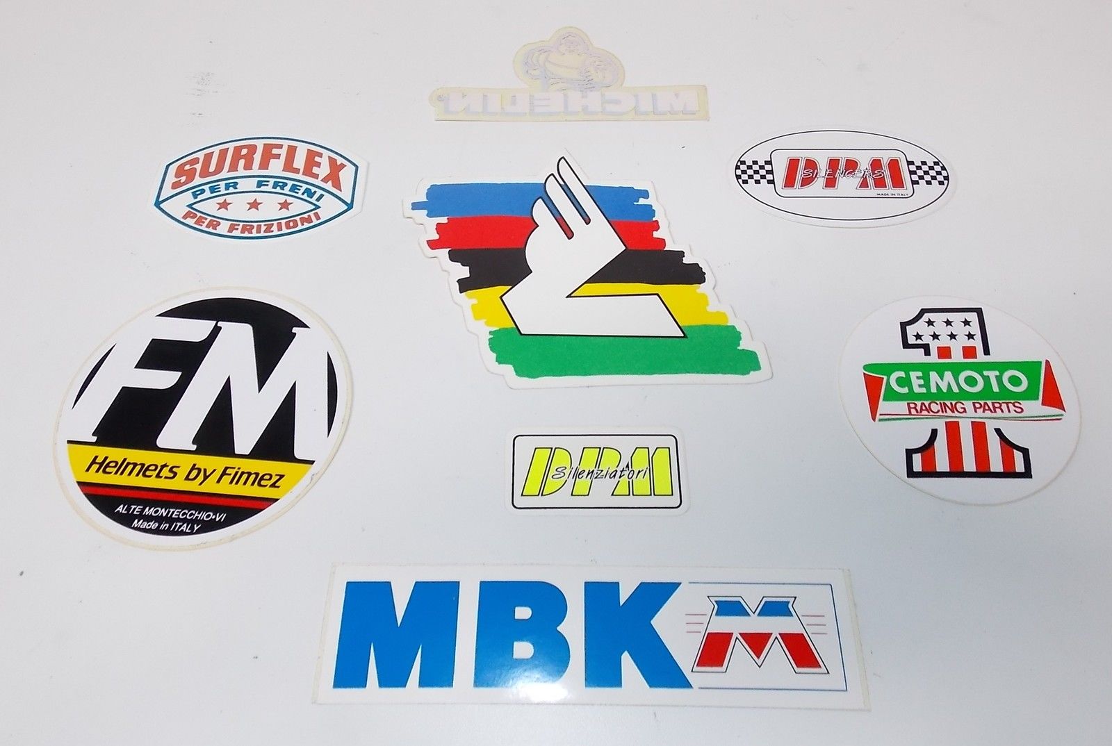 1990'S DECALS STICKERS MARKS MBK VILLA FM DPM SURFLEX CEMOTO MICHELIN #30 - MotoRaider