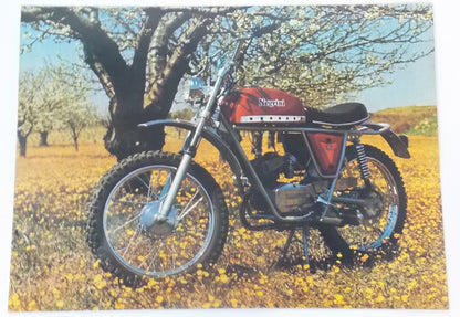 1974 KASCO ITALIAN MAGAZINE WITH POSTER STICKERS DAYTONA KAWASAKI HARLEY NEGRINI - MotoRaider