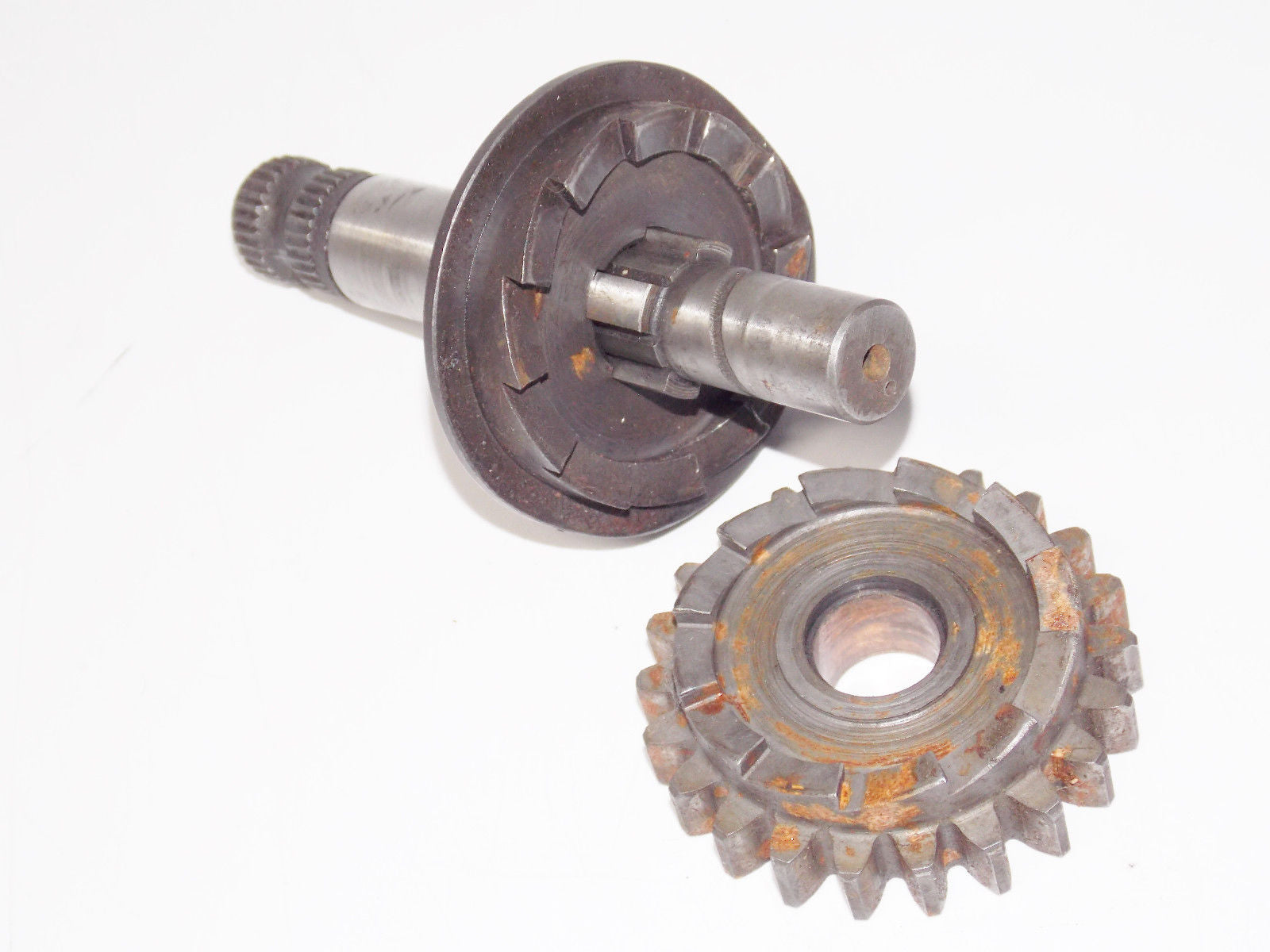 1972-75 HUSQVARNA WR250 KICK STARTER MECHANISM ASSEMBLY RATCHET SHAFT CR WR 250 - MotoRaider