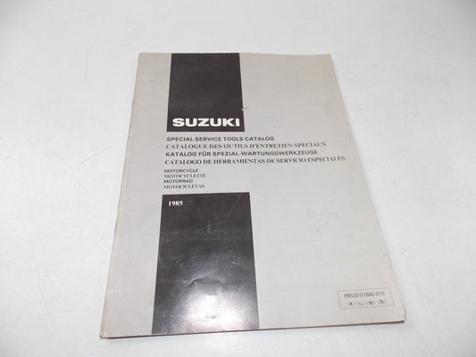 NEW SUZUKI 1985 SPECIAL SERVICE TOOLS CATALOGUE BOOK  99530-01840-01E - MotoRaider