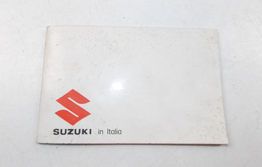 NEW SUZUKI 1970-1980 DEALER LIST BOOKLET  ITALIAN - MotoRaider