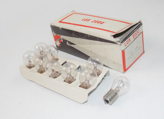 NOS 9 LIGHT BULB  BA-15S 24V 21W MOTORYCLE MOPED SCOOTER DUCATI GUZZI SUZUKI MV - MotoRaider