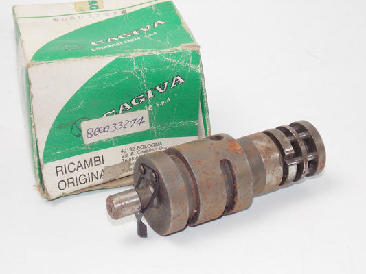 NOS 1982 CAGIVA ALETTA ROSSA SXT125 GEARBOX SELECTOR DRUM TRANSMISSION 800033274 - MotoRaider