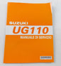 NOS SUZUKI JUNE 2000 SERVICE MANUAL SHOP BOOK UG110 99500-11180-01B - MotoRaider