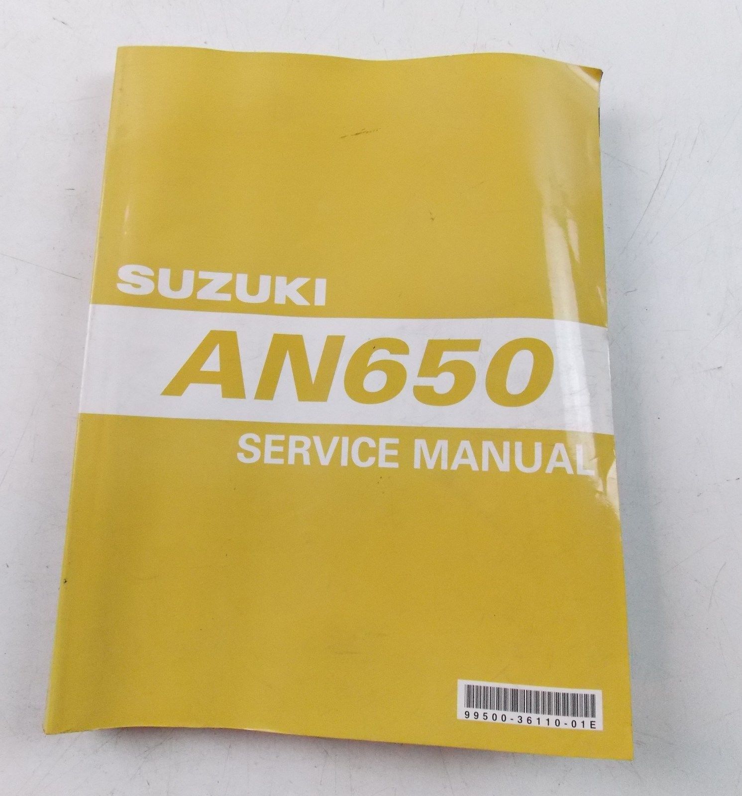 NOS SUZUKI JULY 2002 SERVICE MANUAL AN650  99500-36110-01E - MotoRaider