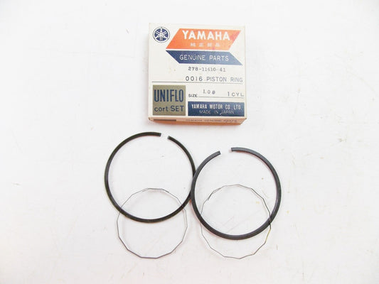 NOS YAMAHA  1970-1972 PISTON RING SET  4TH O/S 1.00 R5  278-11610-41 - MotoRaider