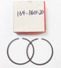 NOS YAMAHA  1968 PISTON RING SET 2ND O/S 0.50 YCS1 164-11601-20 - MotoRaider