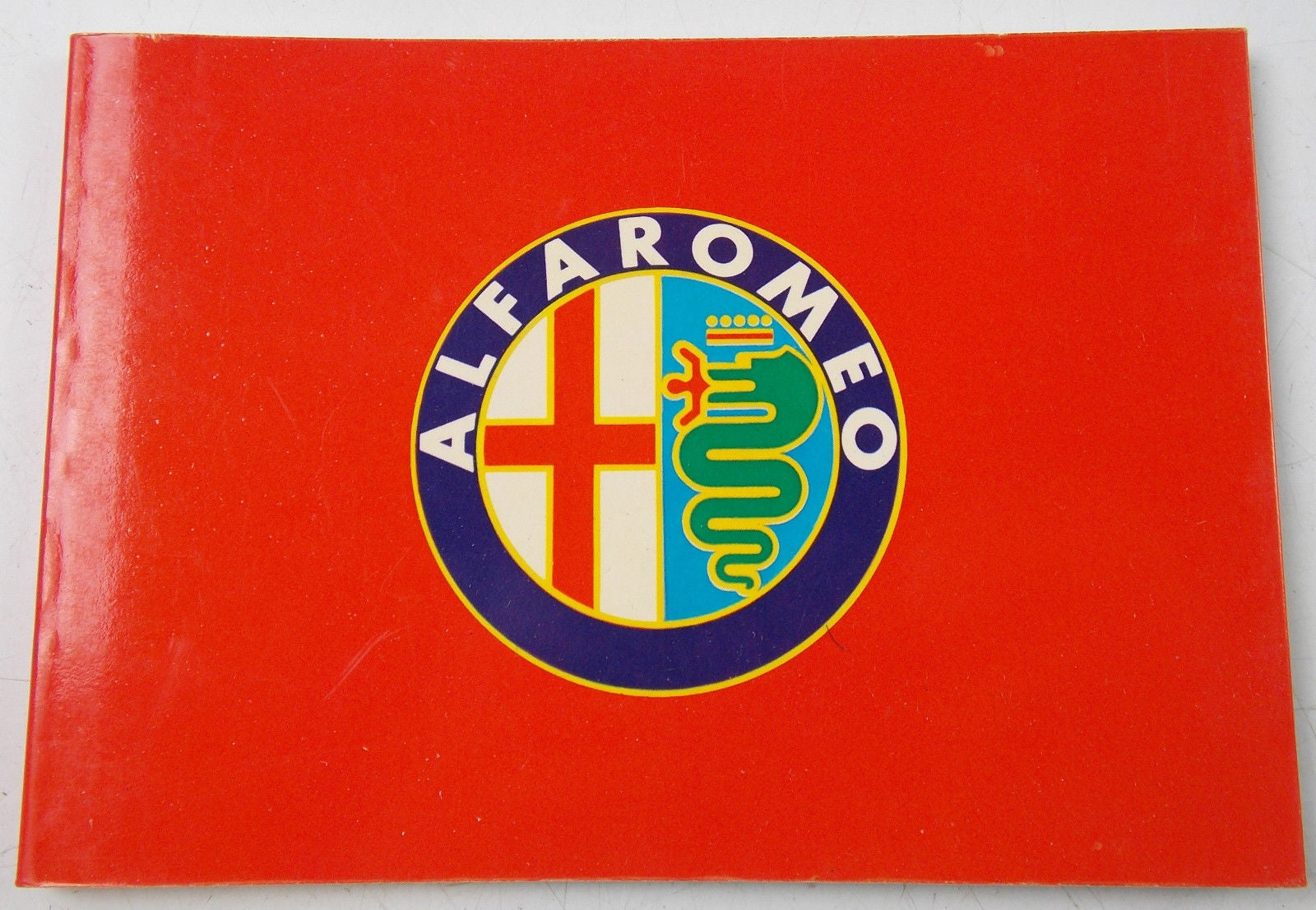 1981 ALFA ROMEO HISTORY BOOK 4"X6" ITALIAN BOOKLET 6C 8C 1750 ALFETTA GIULIA GT - MotoRaider