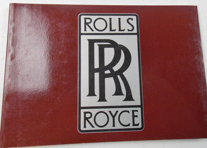 1980 ROLLS ROYCE HISTORY BOOK 4"X6" ITALIAN BOOKLET SILVER GHOST CLOUD PHANTOM - MotoRaider