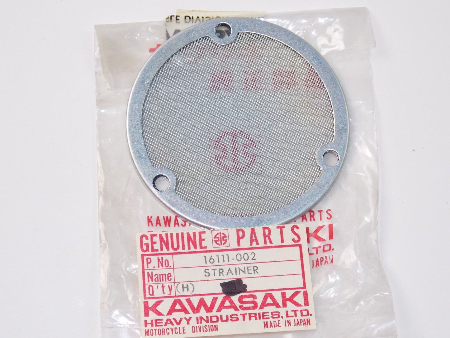 NOS KAWASAKI 1972 1974 1975 OIL STRAINER Z1 16111-002 - MotoRaider