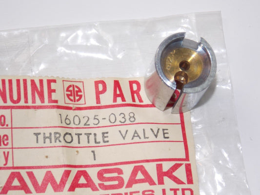 NOS KAWASAKI 1971-1980 CARBURETOR THROTTLE VALVE CA2.0 MT1 KV75  16025-038 - MotoRaider