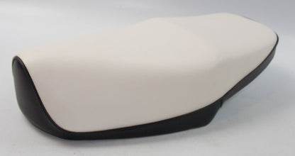 NOS 1990'S YAMAHA MOPED SCOOTER SEAT BLACK WHITE MBK RIVA - MotoRaider