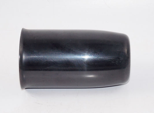 NOS VINTAGE BLACK EXHAUST MUFFLER TIP END PIECE D=3" BMW LAVERDA GUZZI DUCATI - MotoRaider