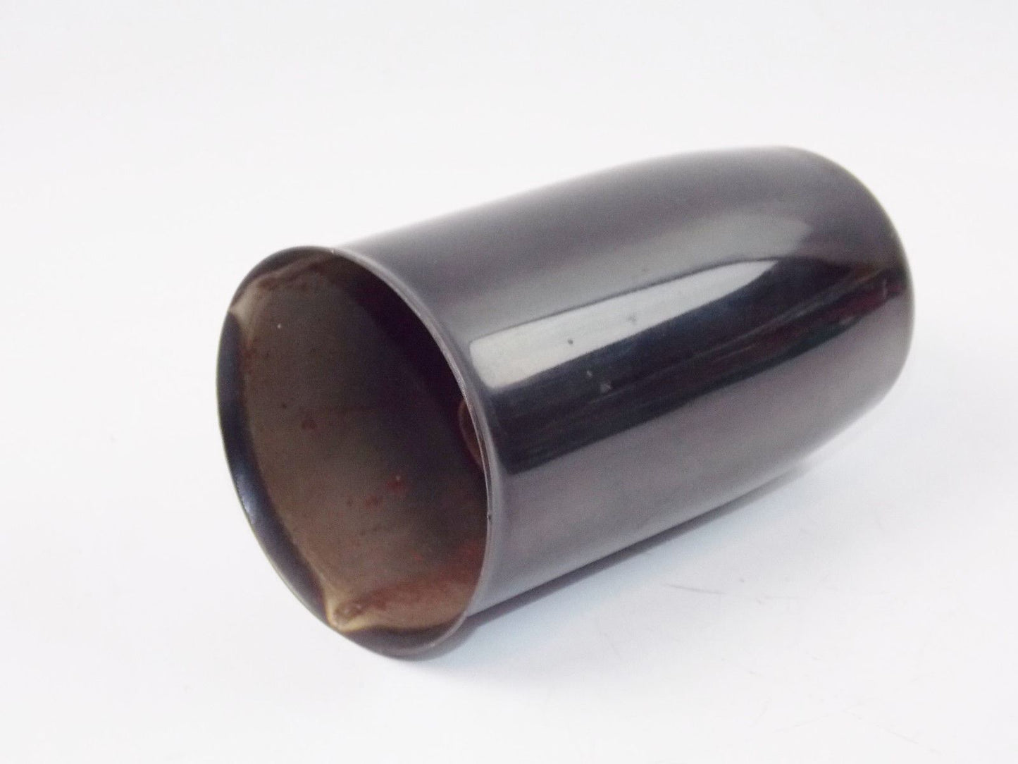 NOS VINTAGE BLACK EXHAUST MUFFLER TIP END PIECE D=3" BMW LAVERDA GUZZI DUCATI - MotoRaider