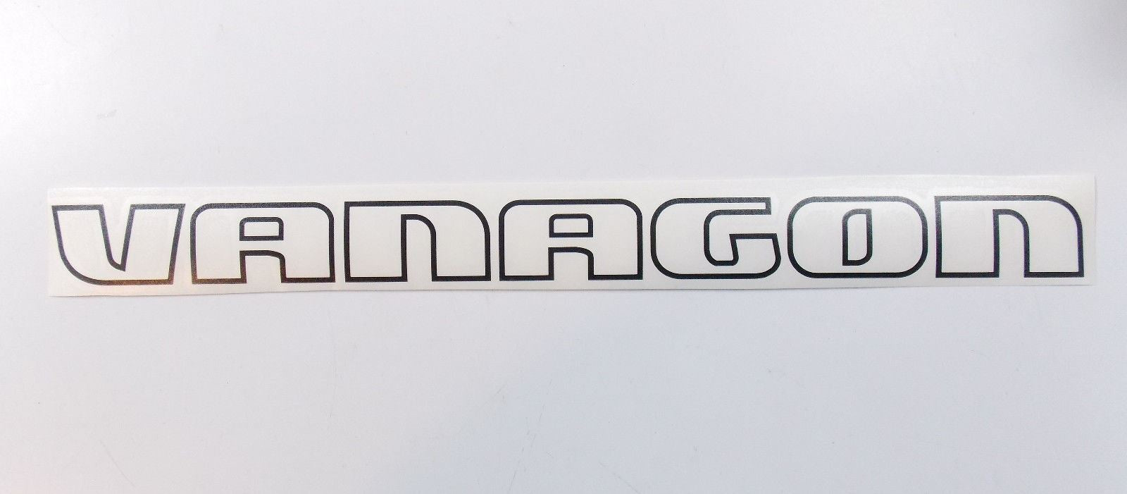 1980's "VANAGON" STICKER DECAL BLACK 1980'S VOLKSWAGEN VW WESTFALIA VAN CAMPER - MotoRaider