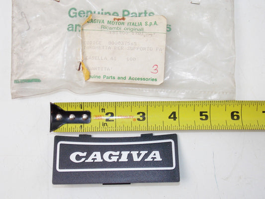 1984 CAGIVA ALETTA ELECTRA TAIL REAR LIGHT EMBLEM MARK BADGE 800037565 37565 - MotoRaider