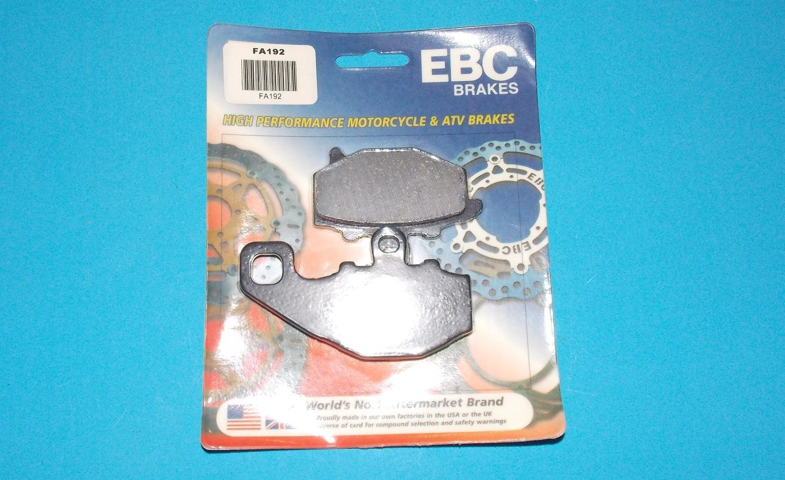 NOS EBC BRAKE PADS FA189 FITS HONDA 1993-1996 CBR1000 - MotoRaider