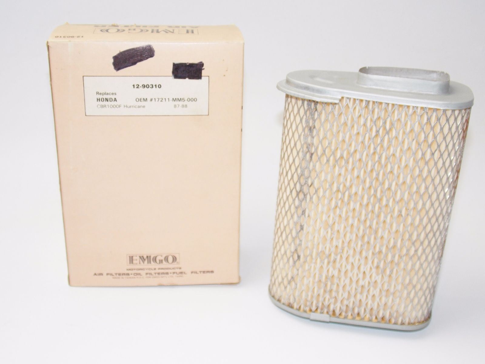 EMGO AIR FILTER HONDA 1987-1988 CBR1000F OEM 17211-MM5-000 12-90310 - MotoRaider