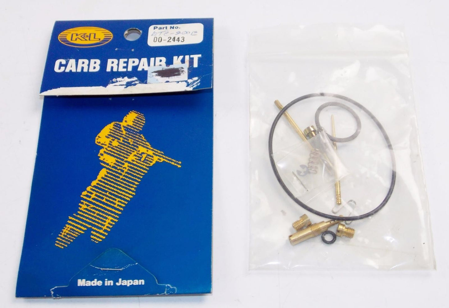 K&L SUPPLY HONDA 1982-1983 ATC200E ATC185S CARBURETOR REPAIR KIT 00-2443 - MotoRaider