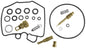 K&L SUPPLY HONDA 1974-1975-1976 CB550/F CARBURETOR REPAIR KIT 18-2422 - MotoRaider