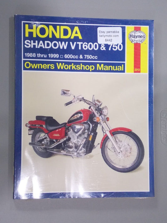 HAYNES MANUAL  #2312 HONDA SHADOW  VT600/750  1988-1999 - MotoRaider