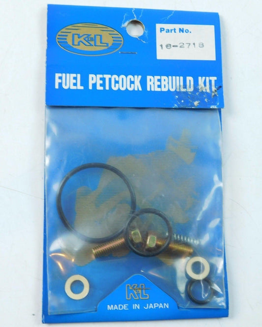 18-2718 FUEL PETCOCK REBUILD REPAIR KIT GAS TANK FUEL VALVE SUZUKI GN 125 250 - MotoRaider